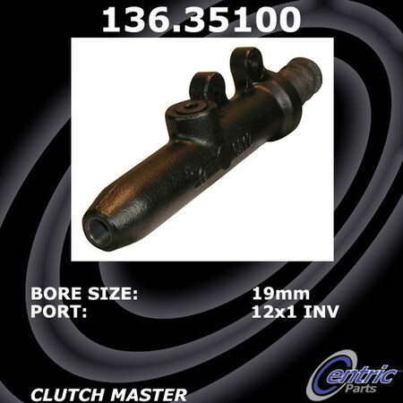 Centric Parts Clutch Master Cylinder, 136.35100 136.35100