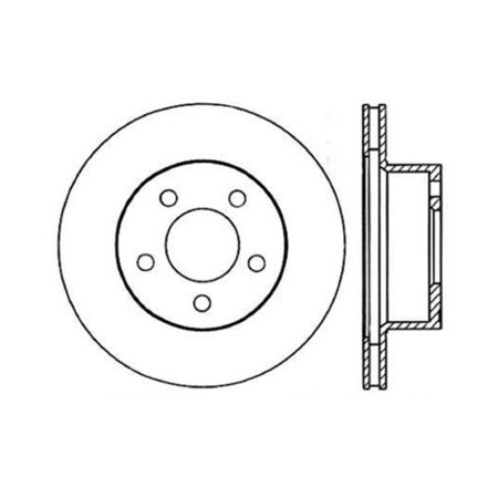 Centric Parts RoadMatic Complete Strut Assembly 2001-2010 Chrysler PT Cruiser 2.4L 121.63003