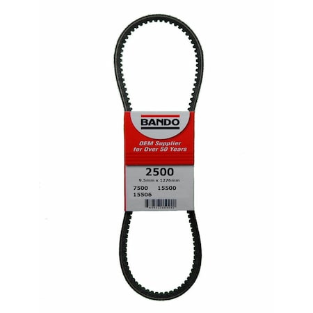 Bando RPF Precision Engineered Raw Edge Cogged V-Belt, 2500 2500