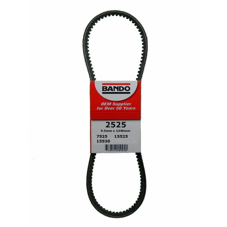 Bando RPF Precision Engineered Raw Edge Cogged V-Belt-Fan and Air Pump, 2525 2525