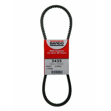 Bando RPF Precision Engineered Raw Edge Cogged V-Belt-Air Conditioning, 3435 3435