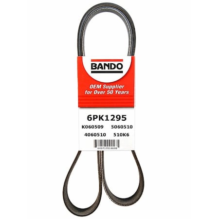 Bando Serpentine Belt, 6PK1295 6PK1295