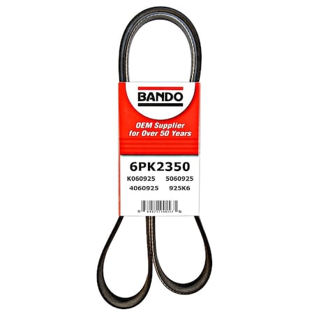 Bando Serpentine Belt, 6PK2350 6PK2350
