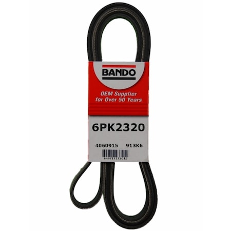 Bando Rib Ace Precision Engineered V-Ribbed Belt, 6PK2320 6PK2320