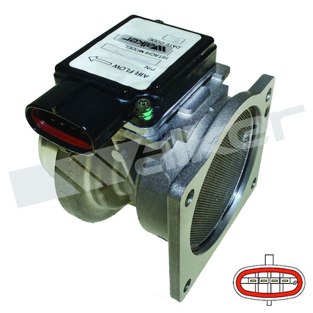 Walker Products Mass Air Flow Sensor 1991-1993 Ford Escort 1.9L, 245-1018 245-1018