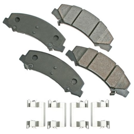 Akebono ProACT Ultra Premium Ceramic Pads - Front, ACT1159 ACT1159
