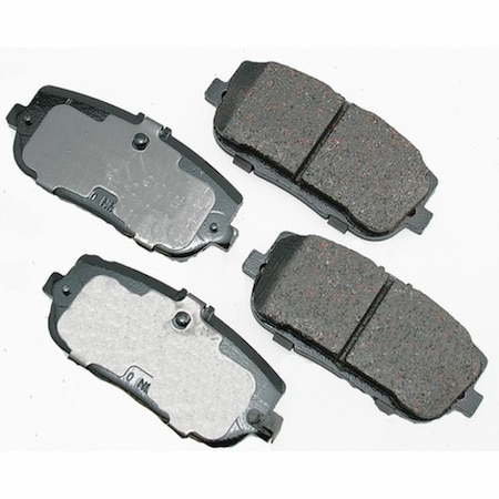Akebono ProACT Ultra Premium Ceramic Pads - Rear, ACT1180 ACT1180