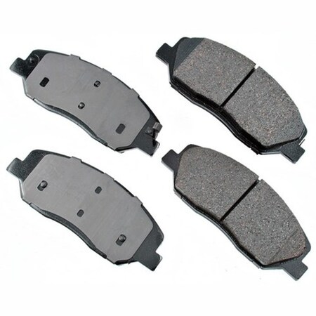 Akebono ProACT Ultra Premium Ceramic Pads - Front, ACT1202 ACT1202