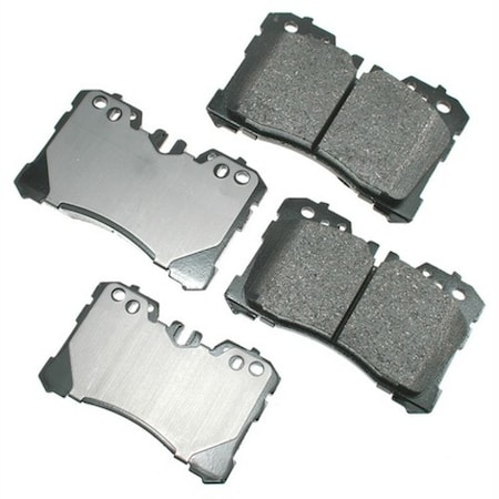 Akebono ProACT Ultra Premium Ceramic Pads - Front, ACT1282 ACT1282