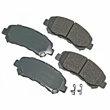 Akebono ProACT Ultra Premium Ceramic Pads - Front, ACT1338 ACT1338