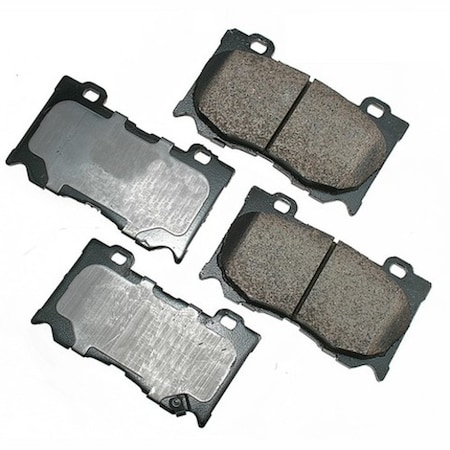 Akebono ProACT Ultra Premium Ceramic Pads - Front, ACT1346 ACT1346