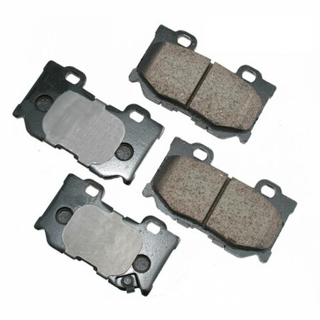 Akebono ProACT Ultra Premium Ceramic Pads - Rear, ACT1347 ACT1347