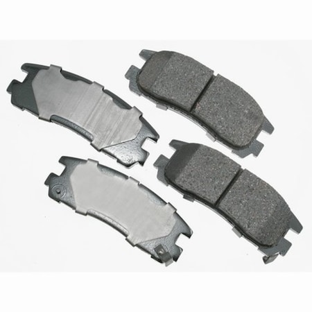 Akebono ProACT Ultra Premium Ceramic Pads - Rear, ACT383 ACT383