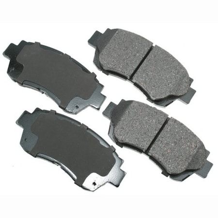 Akebono ProACT Ultra Premium Ceramic Pads - Front, ACT476 ACT476