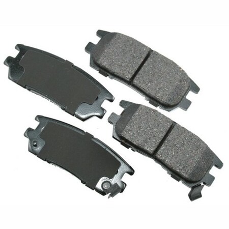 Akebono ProACT Ultra Premium Ceramic Pads - Rear, ACT567 ACT567