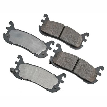 Akebono ProACT Ultra Premium Ceramic Pads - Rear, ACT636 ACT636