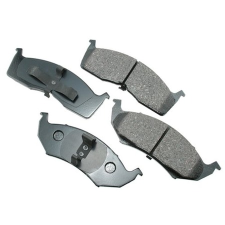 Akebono ProACT Ultra Premium Ceramic Pads - Front, ACT642 ACT642