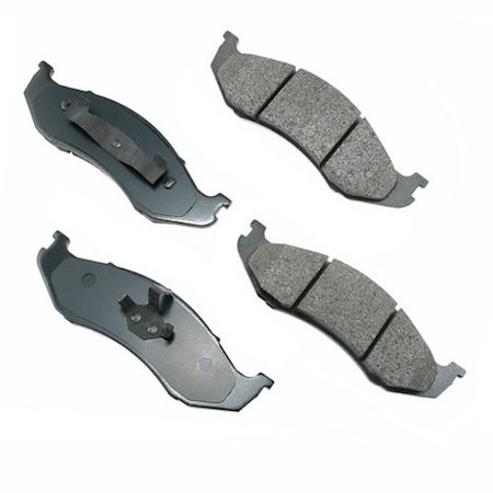 Akebono ProACT Ultra Premium Ceramic Pads - Front, ACT712 ACT712
