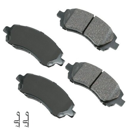 ProACT ACT1391 Akebono ProACT Ultra Premium Ceramic Disc Brake Pad Kit ProACT ACT1391 Akebono ProACT Ultra Premium Ceramic Disc Brake Pad Kit