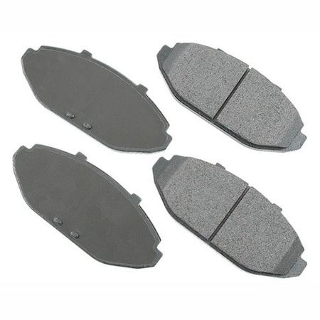 Akebono ProACT Ultra Premium Ceramic Pads - Front, ACT748 ACT748