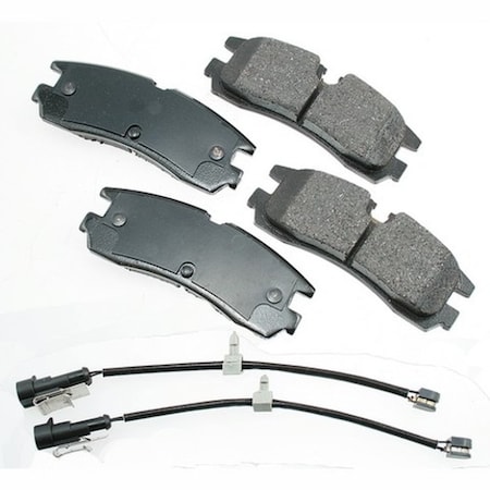 Akebono ProACT Ultra Premium Ceramic Pads - Rear, ACT754 ACT754