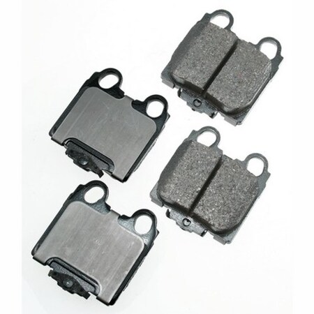 Akebono ProACT Ultra Premium Ceramic Pads - Rear, ACT771 ACT771