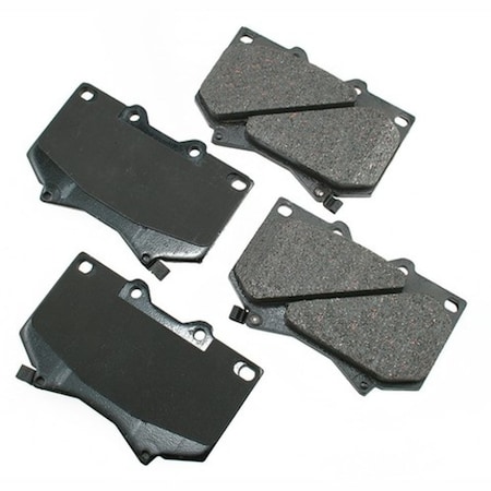 Akebono ProACT Ultra Premium Ceramic Pads - Front, ACT812 ACT812