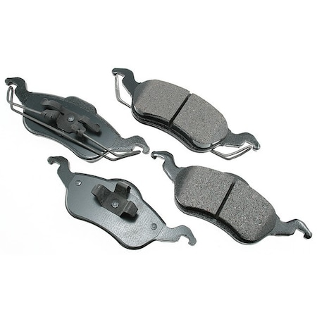 Akebono ProACT Ultra Premium Ceramic Pads - Front, ACT816 ACT816