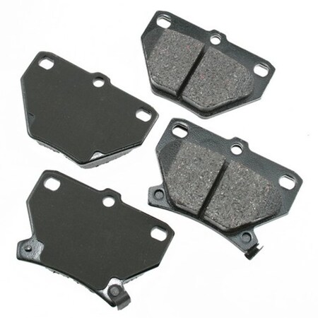 Akebono ProACT Ultra Premium Ceramic Pads - Rear, ACT823 ACT823