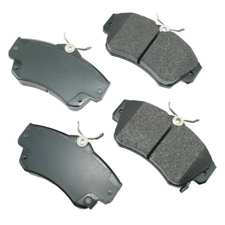 Akebono ProACT Ultra Premium Ceramic Pads - Front, ACT841 ACT841