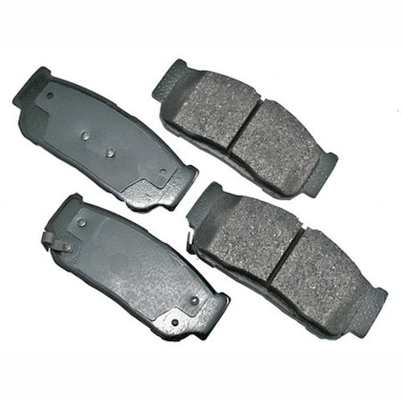 Akebono ProACT Ultra Premium Ceramic Pads - Rear, ACT954 ACT954