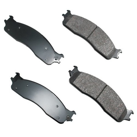 Akebono ProACT Ultra Premium Ceramic Pads - Front, ACT965 ACT965