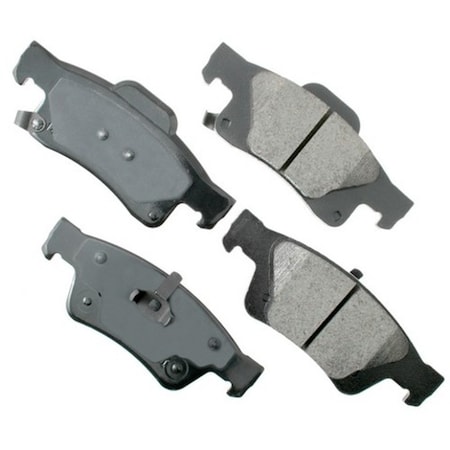 Akebono ProACT Ultra Premium Ceramic Pads - Front, ACT1589 ACT1589