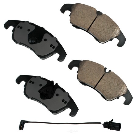 Akebono Euro Ultra Premium Ceramic Pads - Front, EUR1322A EUR1322A