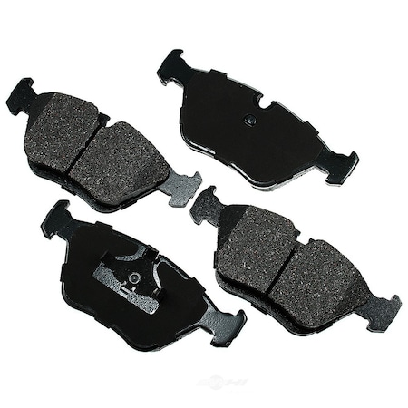 Akebono Euro Ultra Premium Ceramic Pads - Front, EUR394 EUR394
