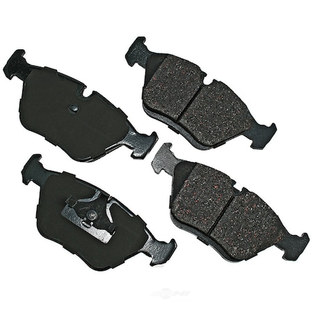 Akebono Euro Ultra Premium Ceramic Pads - Front, EUR394A EUR394A