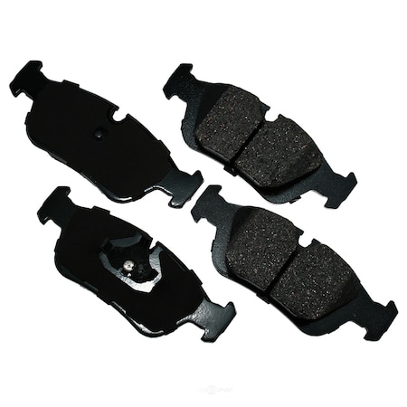 Akebono Euro Ultra Premium Ceramic Pads - Front, EUR558 EUR558