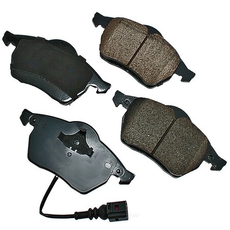 Akebono Euro Ultra Premium Ceramic Pads - Front, EUR687 EUR687