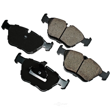 Akebono Euro Ultra Premium Ceramic Pads - Front, EUR725 EUR725