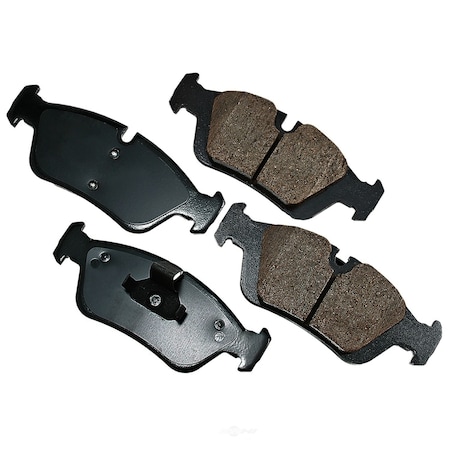 Akebono Euro Ultra Premium Ceramic Pads - Front, EUR781 EUR781