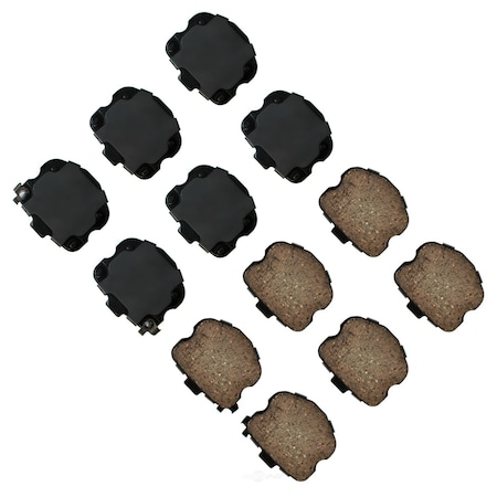 Akebono Performance Ultra Premium Ceramic Pads - Front, ASP1419 ASP1419