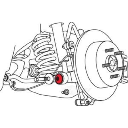 Specialty Products Co Alignment Toe Bushing Kit, 66055 66055