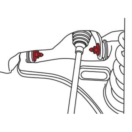 Specialty Products Co Alignment Caster / Camber Cam Bolt - Rear Lower Forward, 28815 28815