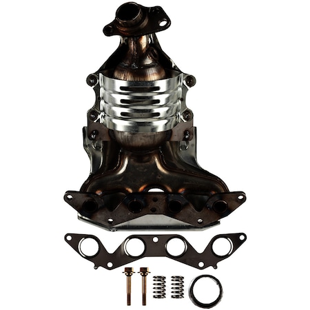 Graywerks Catalytic Converter with Integrated Exhaust Manifold, 101304 101304