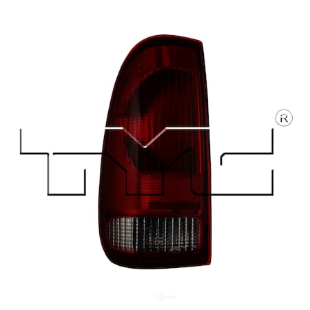 Tyc NSF Certified Tail Light Assembly - Left, 11-3190-01-1 11-3190-01-1