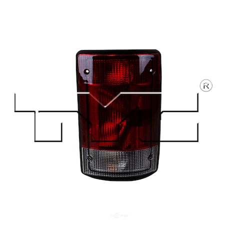 Tyc Tail Light Assembly, 11-5007-80-9 11-5007-80-9