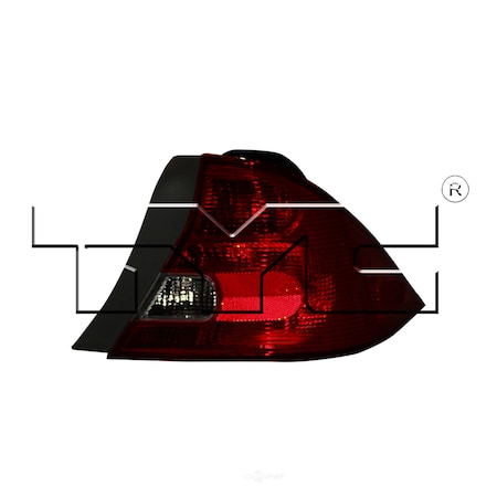 Tyc Tail Light Assembly 2001-2003 Honda Civic 1.7L, 11-5505-00 11-5505-00