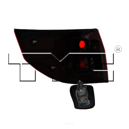 Tyc Tail Light Assembly 2004-2005 Toyota Sienna, 11-5989-00 11-5989-00