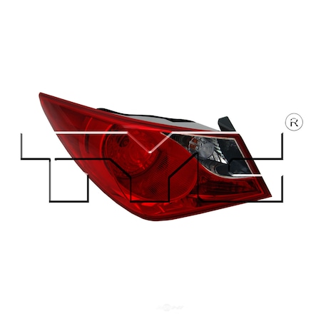 Tyc Tail Light Assembly 2011-2013 Hyundai Sonata 2.4L, 11-6348-00-1 11-6348-00-1