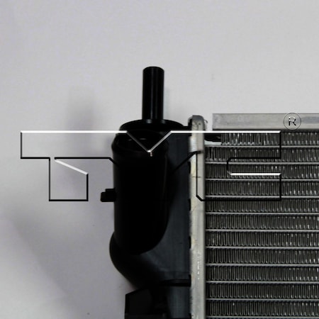 Tyc Radiator 2010-2013 Ford Transit Connect 2.0L, 13184 13184